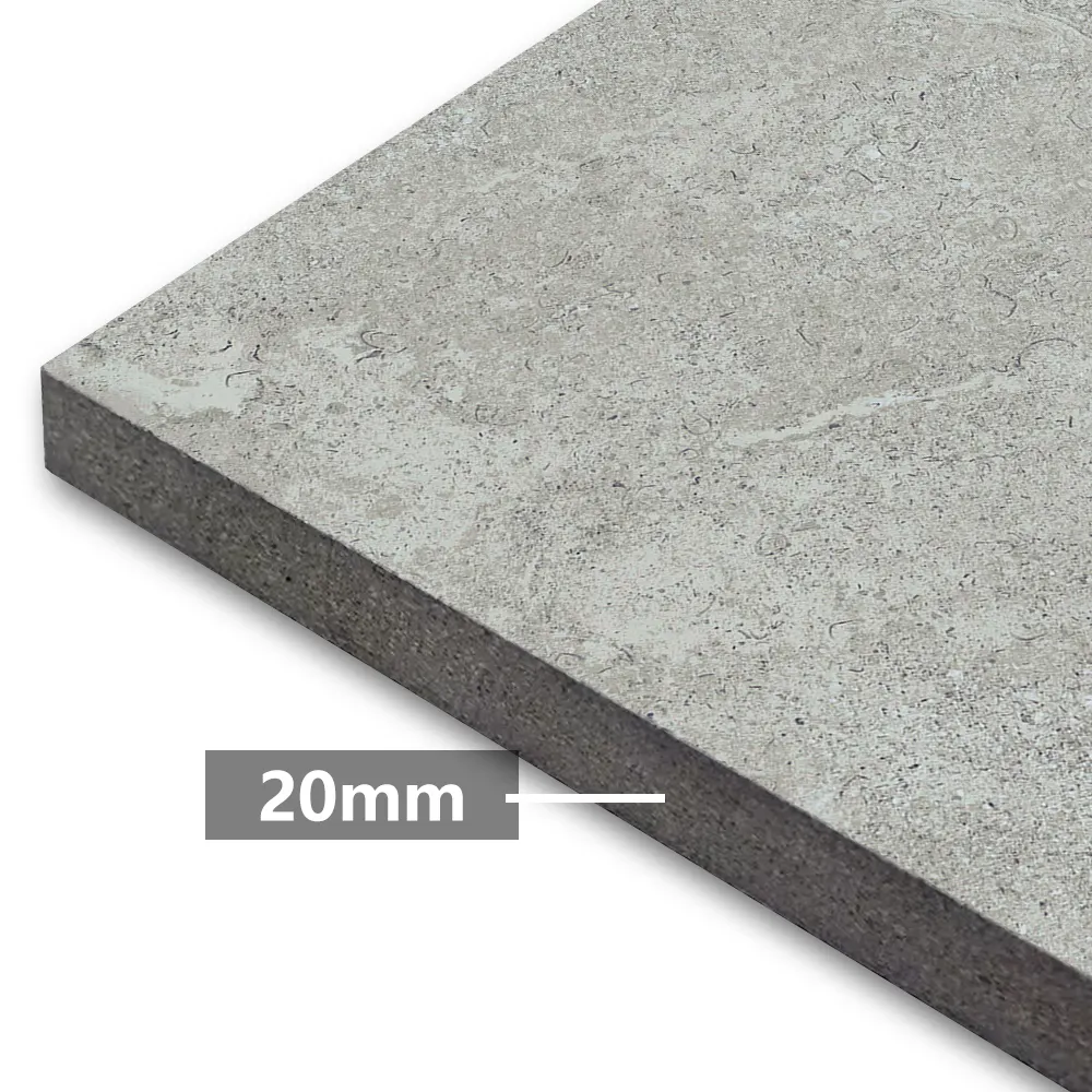 Non-Slip Stone-Look Matte Porcelain Outdoor Tile 600x600x20mm