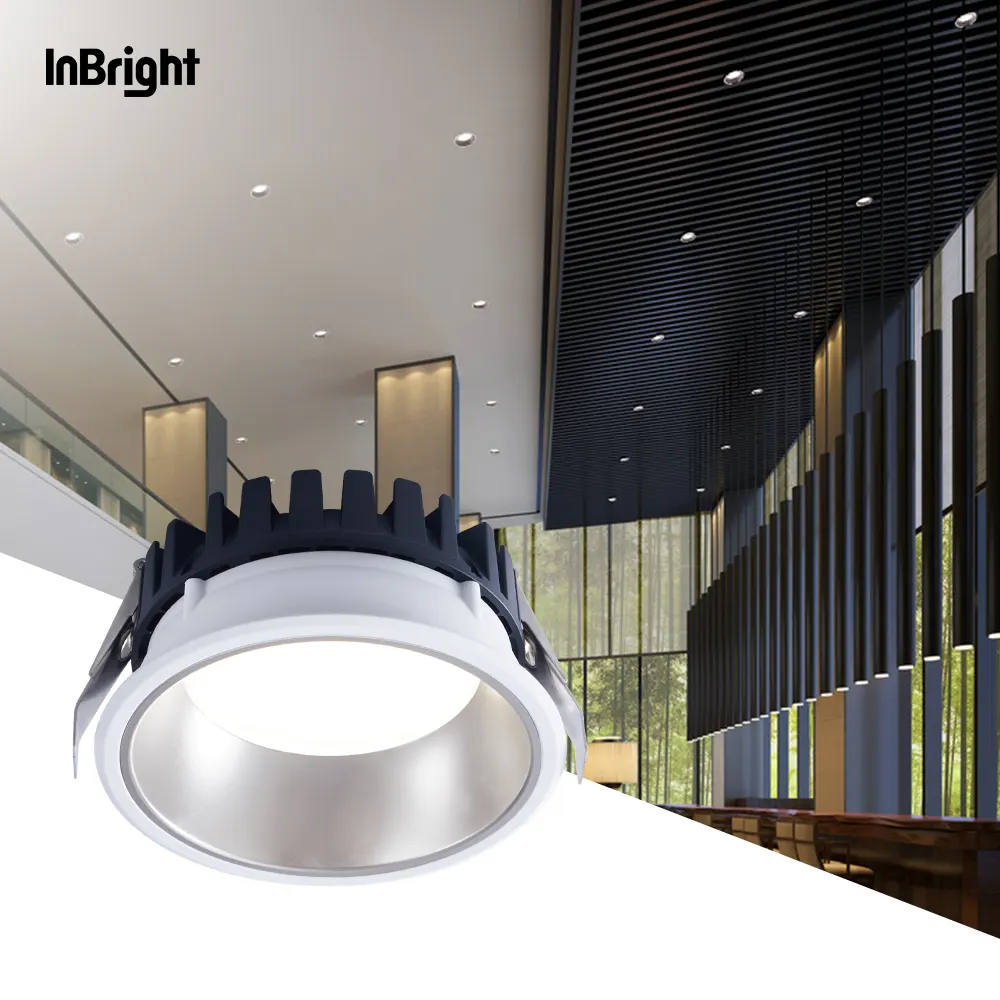 Recessed Aluminum LED Downlight 15-42W IP20/IP54
