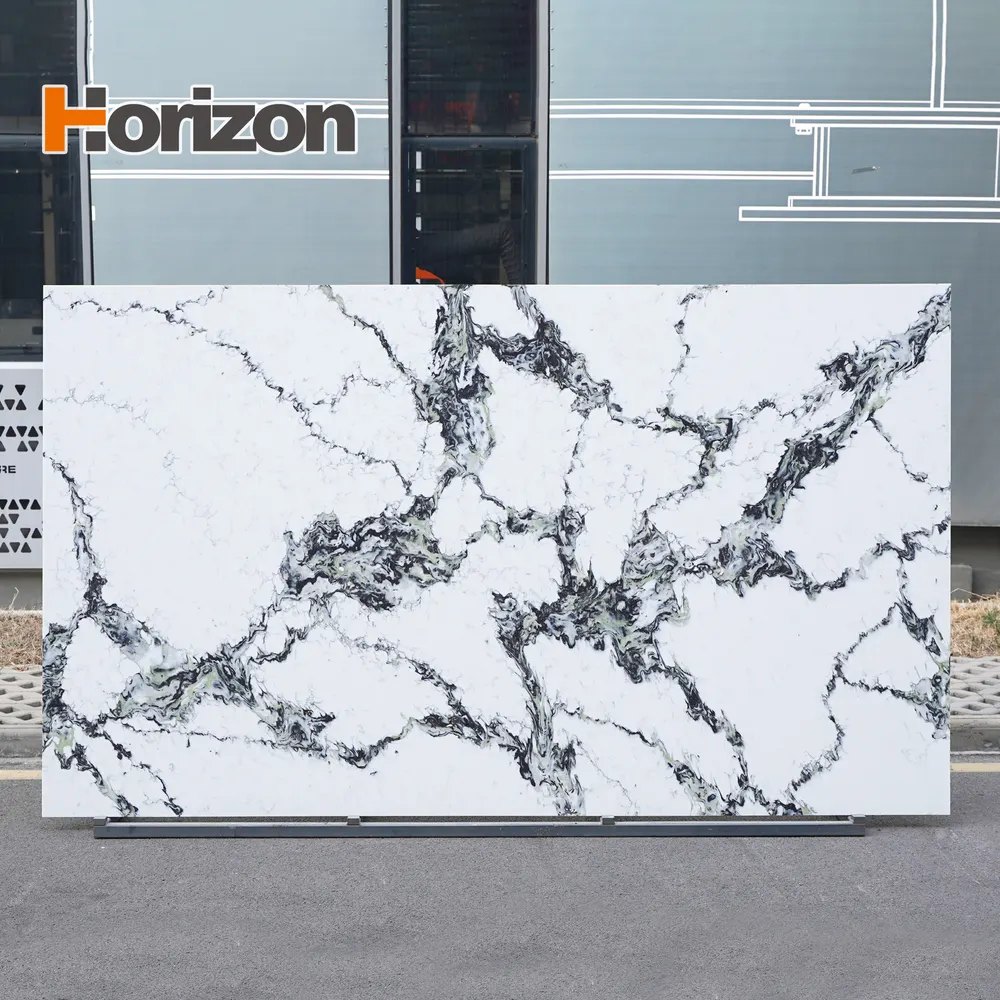 White Engineered Quartz Slab 3200x1600mm
