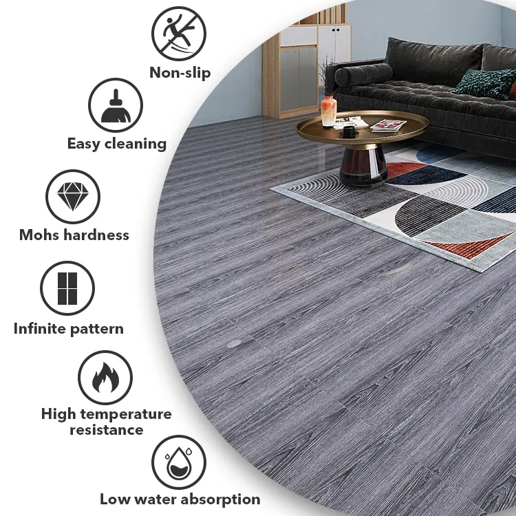 Wood-Look Porcelain Floor Tile 600x600mm
