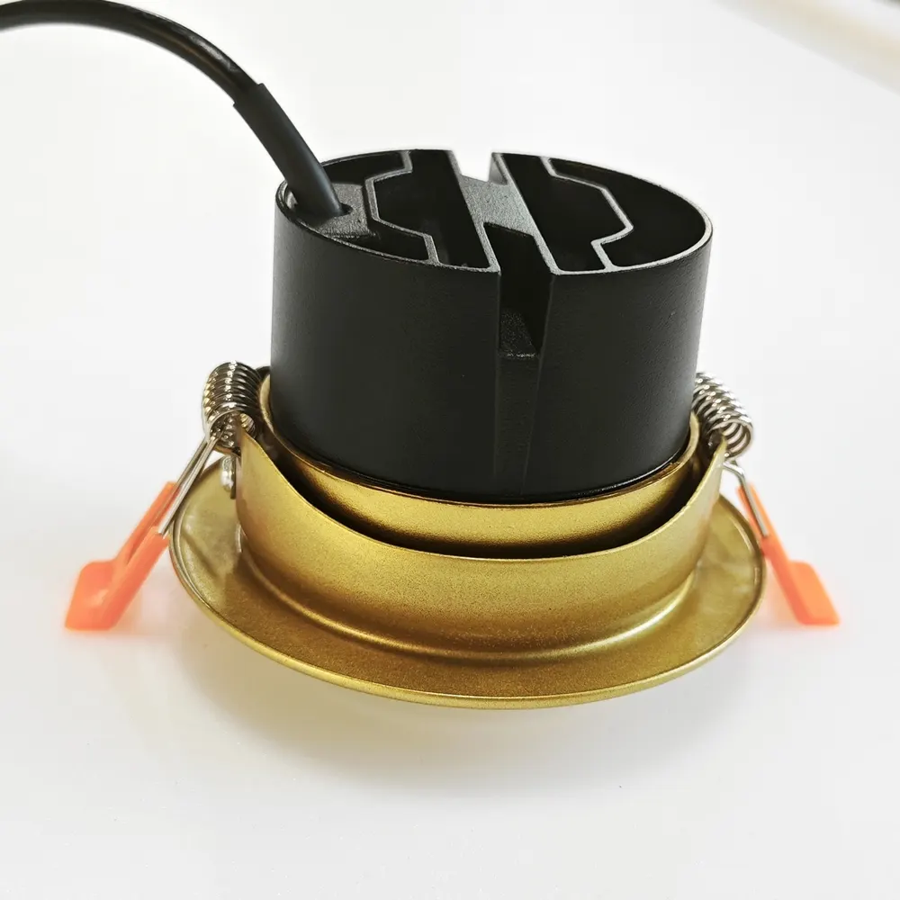 Adjustable Recessed Aluminum COB LED Downlight Black/White/Gold 7-15W