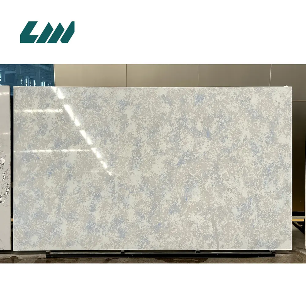 White Engineered Quartz Slab 3200x1600mm