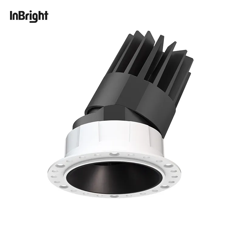 Trimless Recessed Aluminum LED Grille Spotlight 8-25W IP65