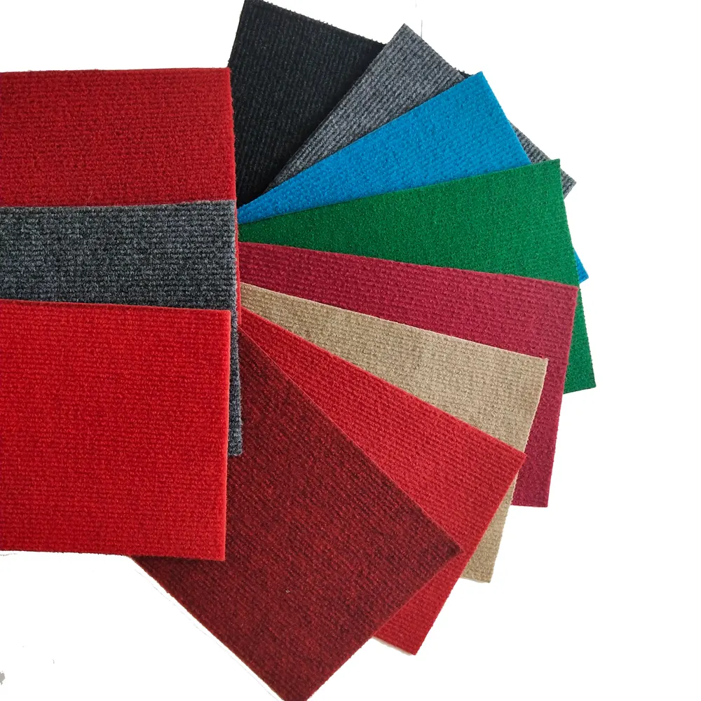 Ribbed Polyester Exhibition And Event Carpet
