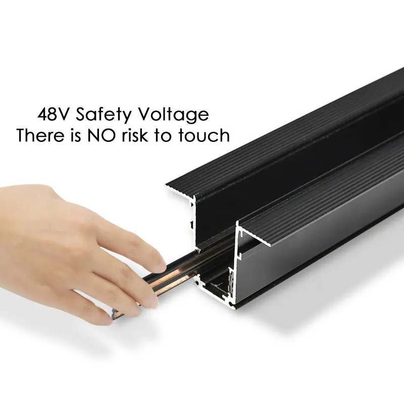 Tuya Smart Dimmable Surface-Mounted Magnetic COB LED Track Spotlight 6-40W 48V