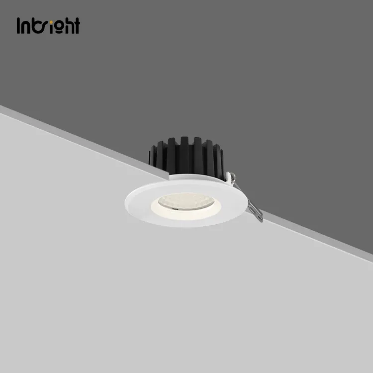 Dimmable Recessed Aluminum COB LED Downlight 10-25W IP65