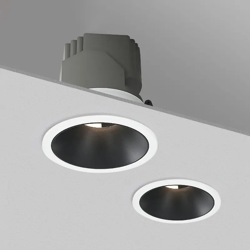 Recessed Aluminum COB LED Downlight 5-15W 3000K/4000K/6500K