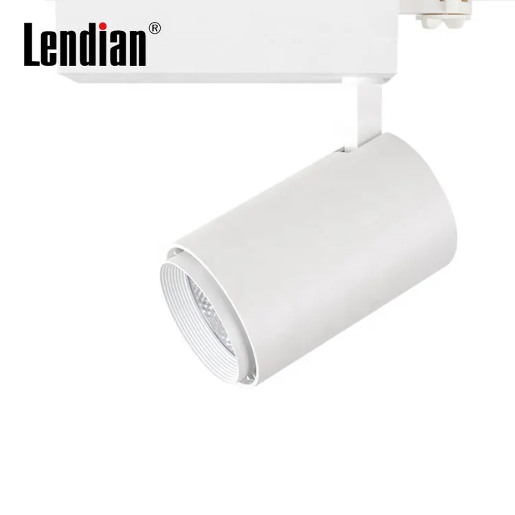 Dimmable Aluminum LED Track Spotlight White 30W