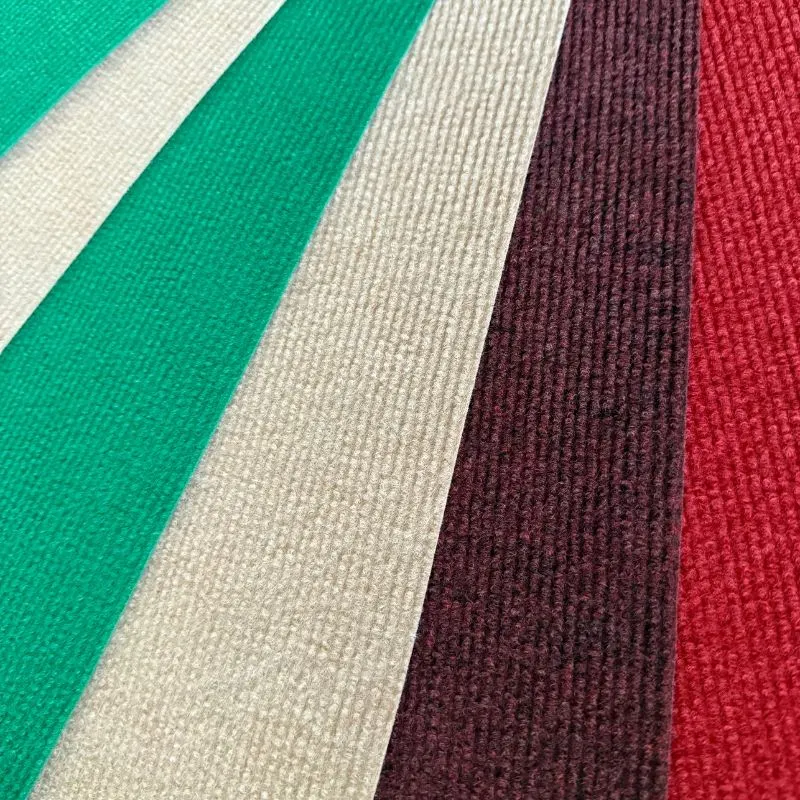 Non-Slip Nonwoven Ribbed Polyester Floor Carpet