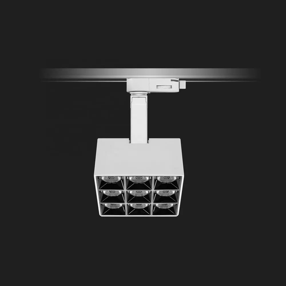 Adjustable Aluminum COB LED Track Spotlight 30W 07A product sample