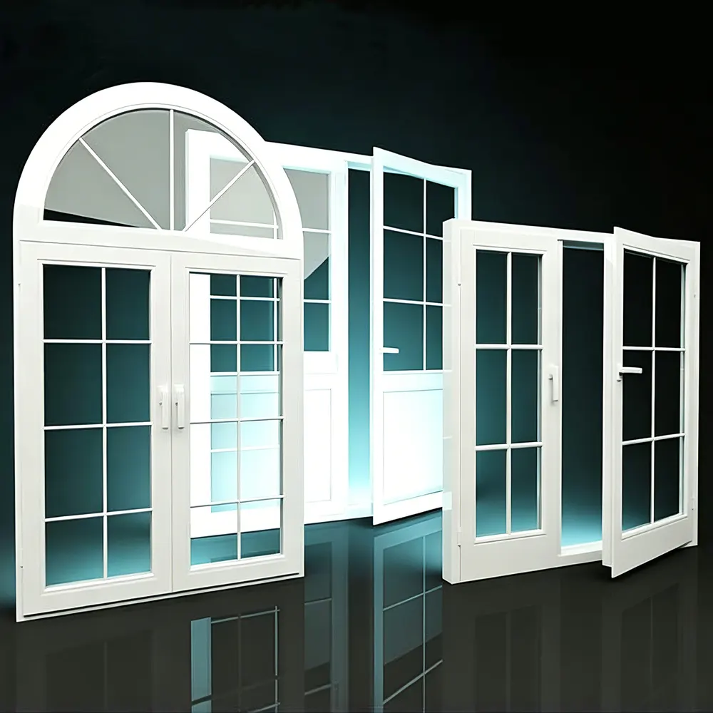 Aluminum Casement Window 5+12A+5mm with Double Tempered Glazing