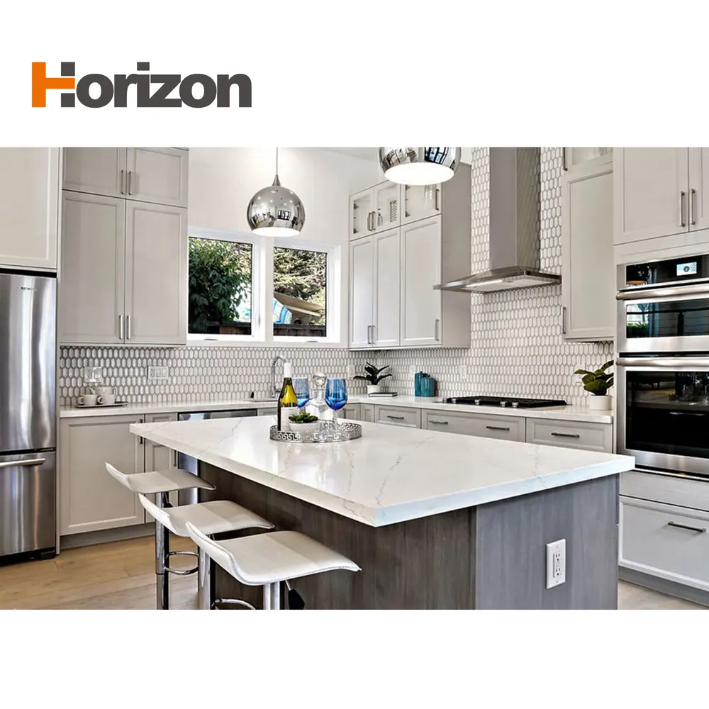 White Engineered Quartz Slab 3200x1600mm