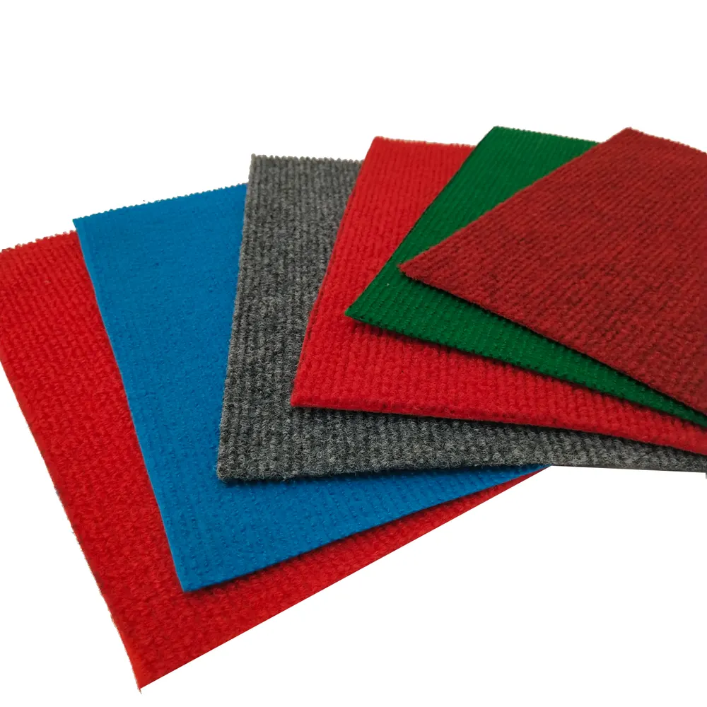 Ribbed Polyester Exhibition And Event Carpet