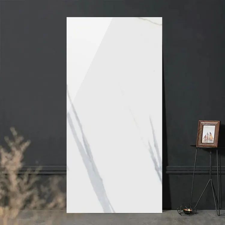 Marble-Look Polished Porcelain Wall And Floor Tile 600x1200mm