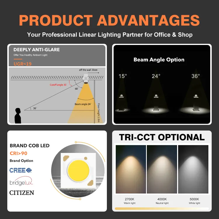 Smart Recessed Round COB LED Downlight 10W IP20 product sample