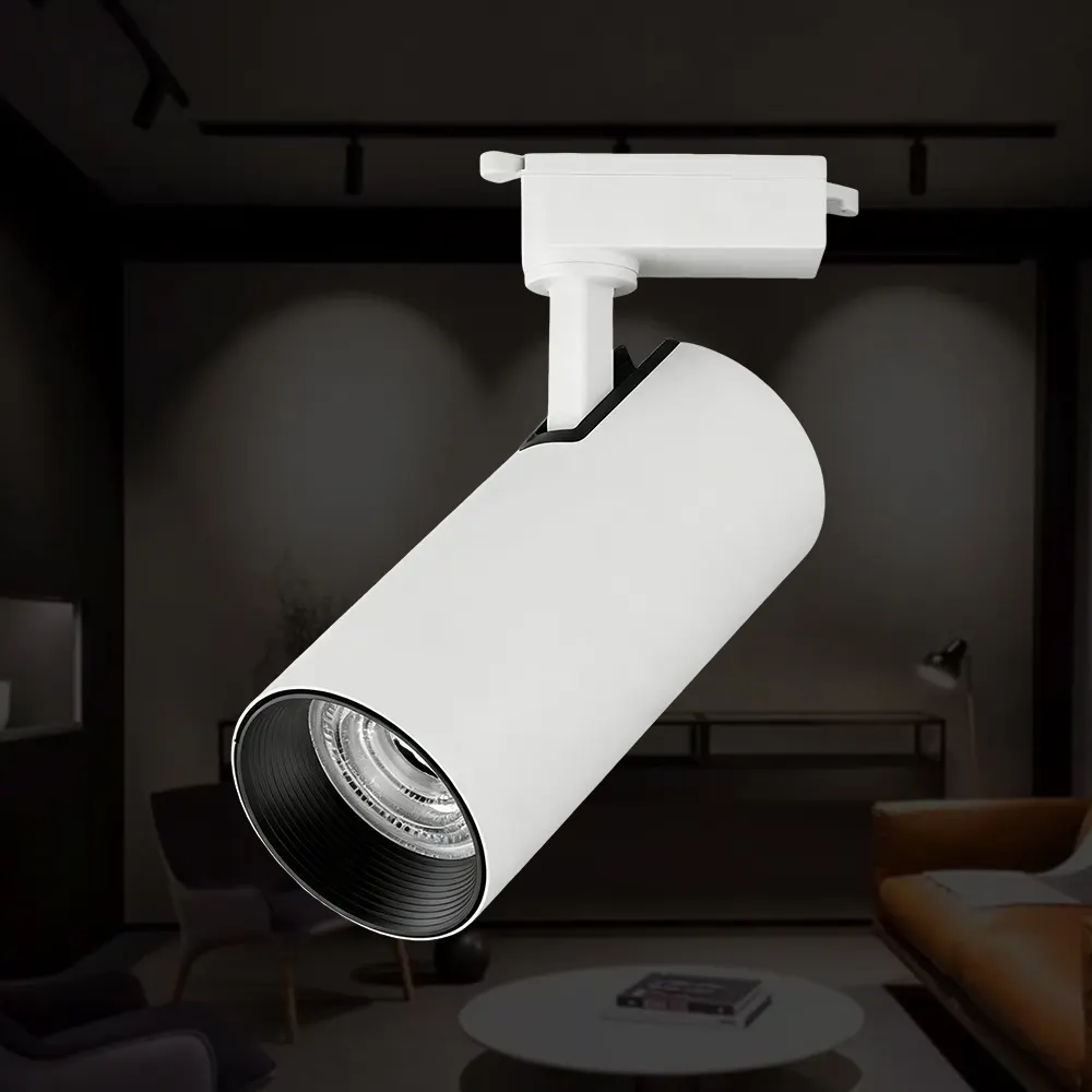 Aluminum COB LED Track Spotlight 10-30W 110V