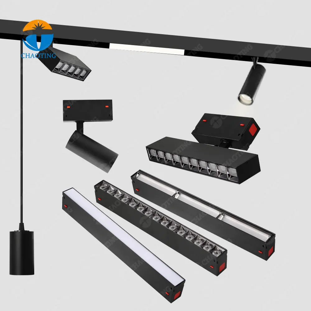 Aluminum Magnetic LED Track Spotlight 8-30W 220V