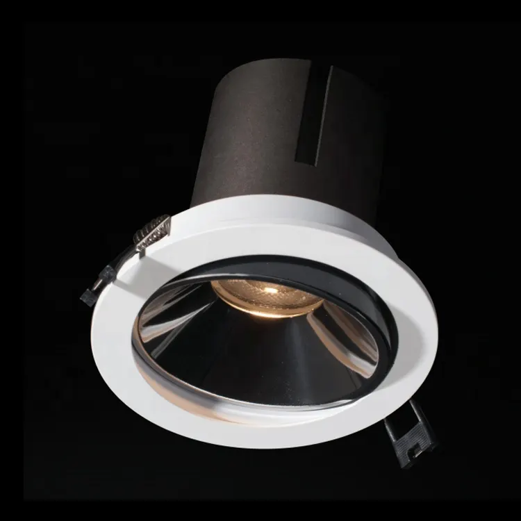 Anti-Glare Recessed Aluminum LED Downlight Gray/Black/Gold 9-12/40W