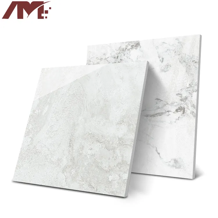 Calacatta White Porcelain Wall And Floor Tile 600x600mm