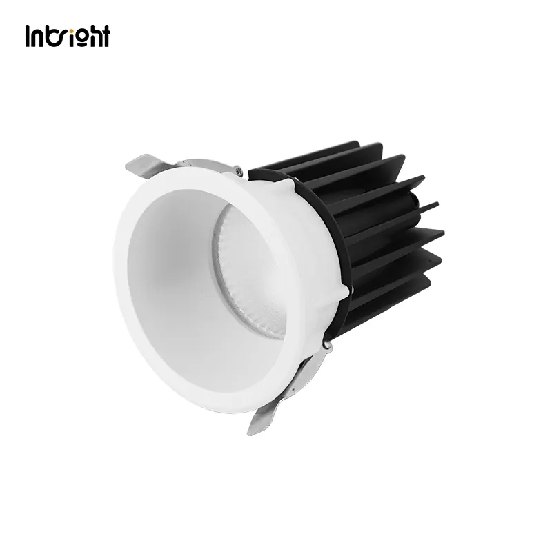 Anti-Glare Recessed Aluminum COB LED Downlight 8-28W IP65