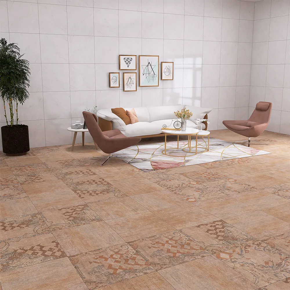 Wood-Look Porcelain Wall And Floor Tile 600x600mm