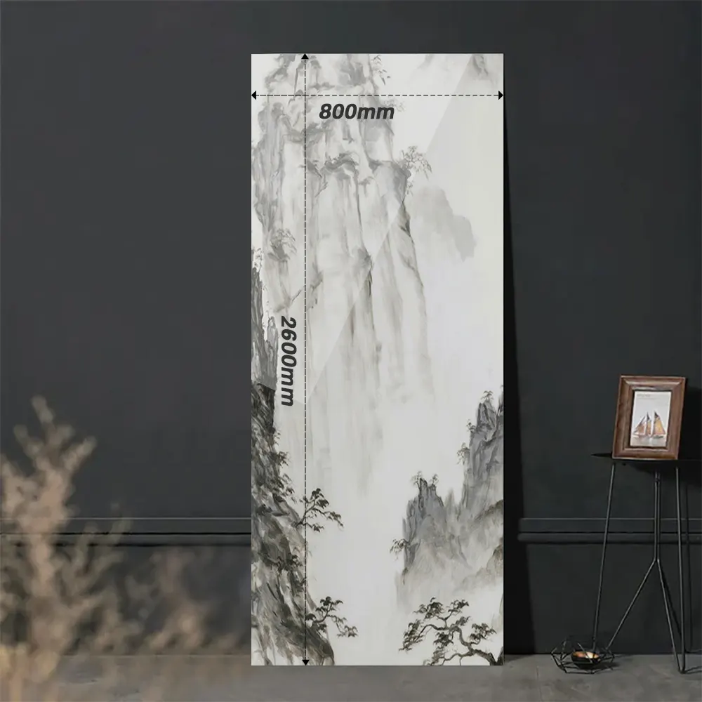 Marble-Look Sintered Stone Slab 800x2600mm