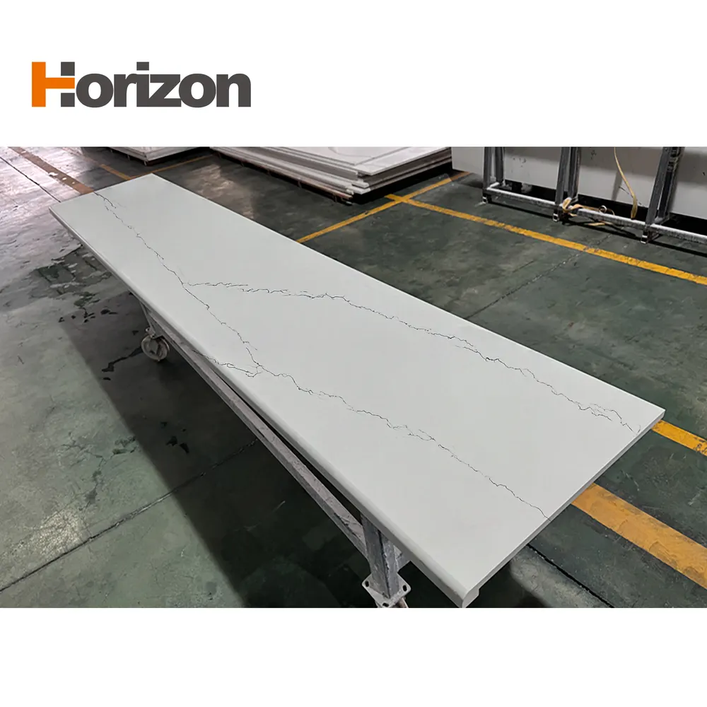 White Engineered Quartz Slab 3200x1600mm