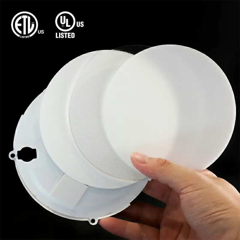 Surface-Mounted Round Aluminum LED Panel Light 12W