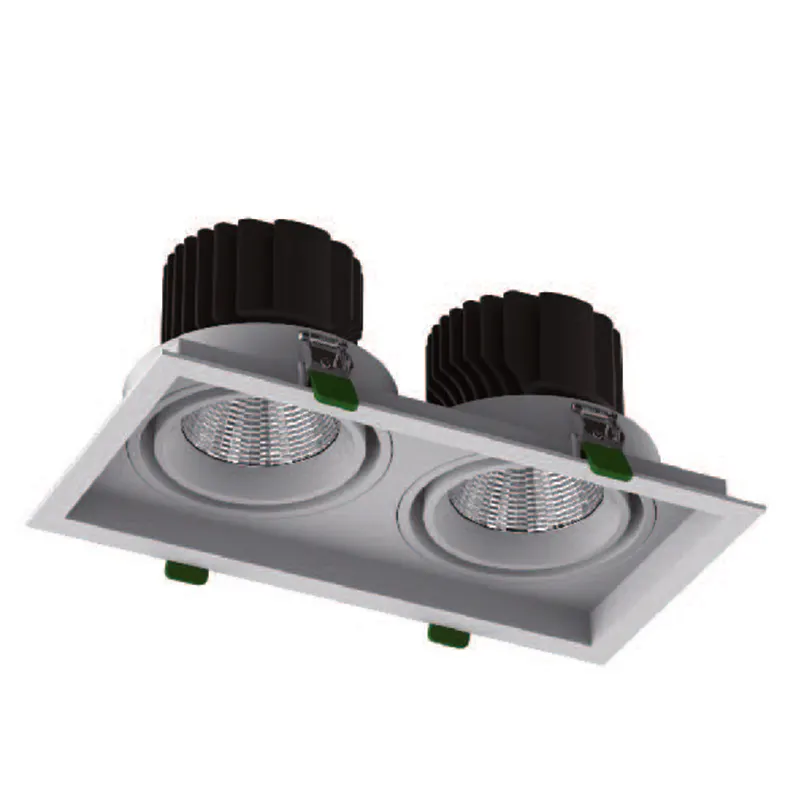 Square Aluminum LED Downlight 24-32W