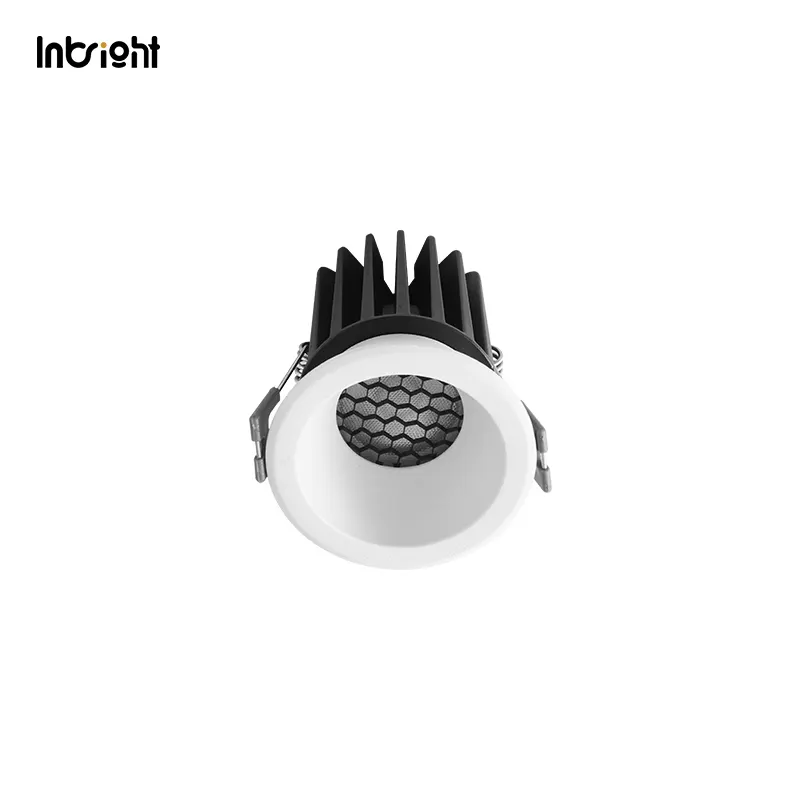 Anti-Glare Dimmable Recessed COB LED Downlight 8-28W IP65