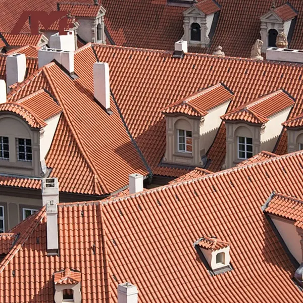Gray Glazed Clay Roof Tile For Exterior Roofing