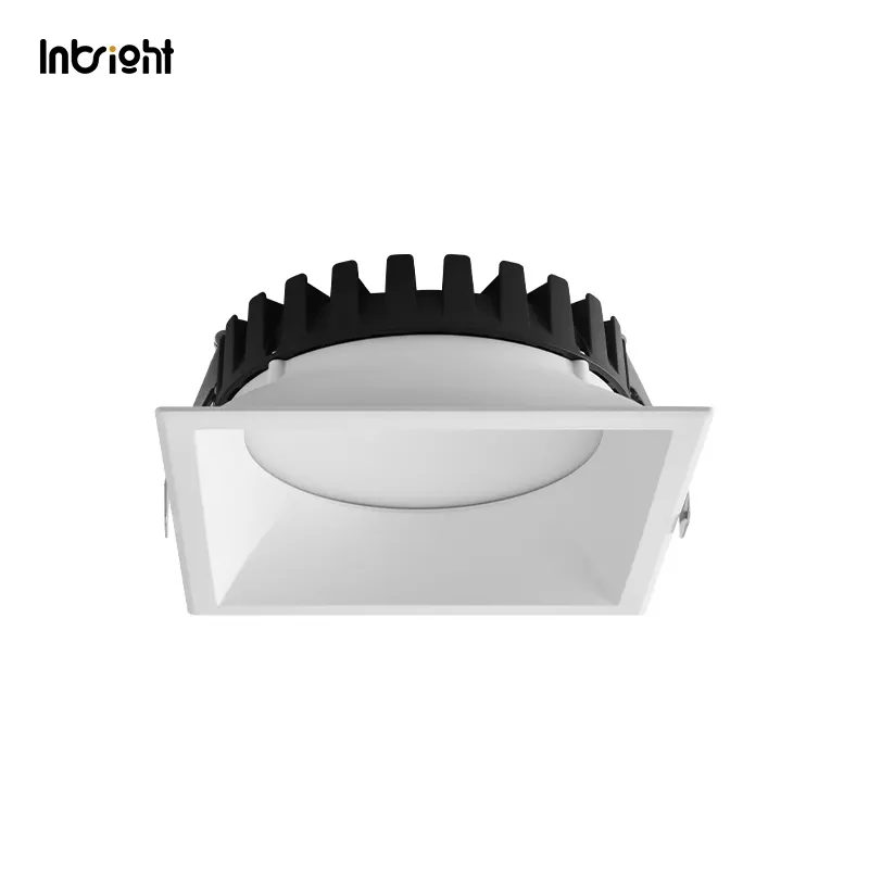 Recessed Square Aluminum LED Downlight 20-42W