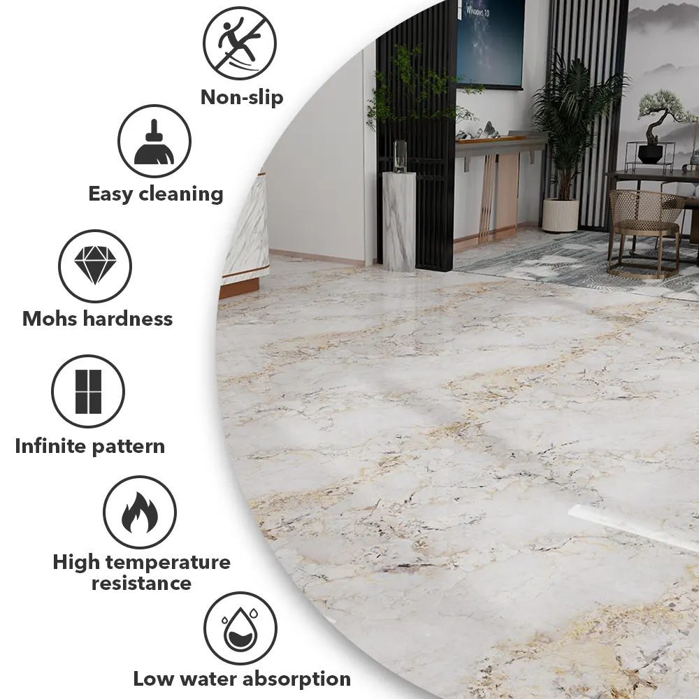 Stone-Look Porcelain Wall Tile 600x1200mm