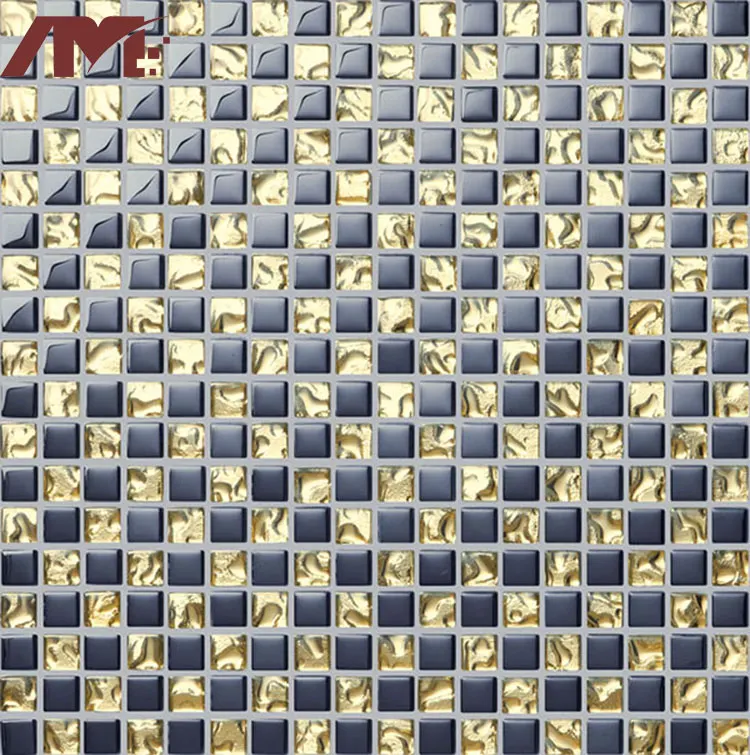 Electroplated Stone Mosaic Tile 300x300mm