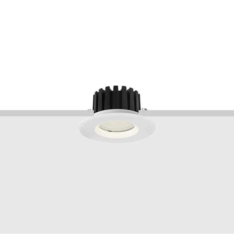 Dimmable Recessed Aluminum COB LED Downlight 10-25W IP65