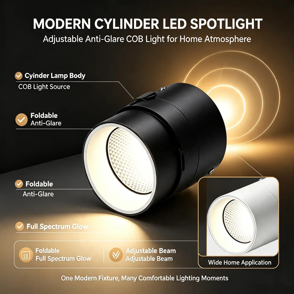 Rotatable Dimmable Aluminum LED Track Spotlight 3CCT Selectable