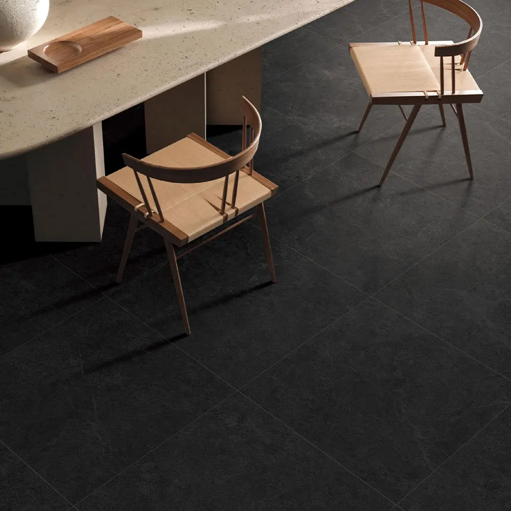 Non-Slip Stone-Look Porcelain Exterior Wall Tile 600x600/600x1200/750x1500mm