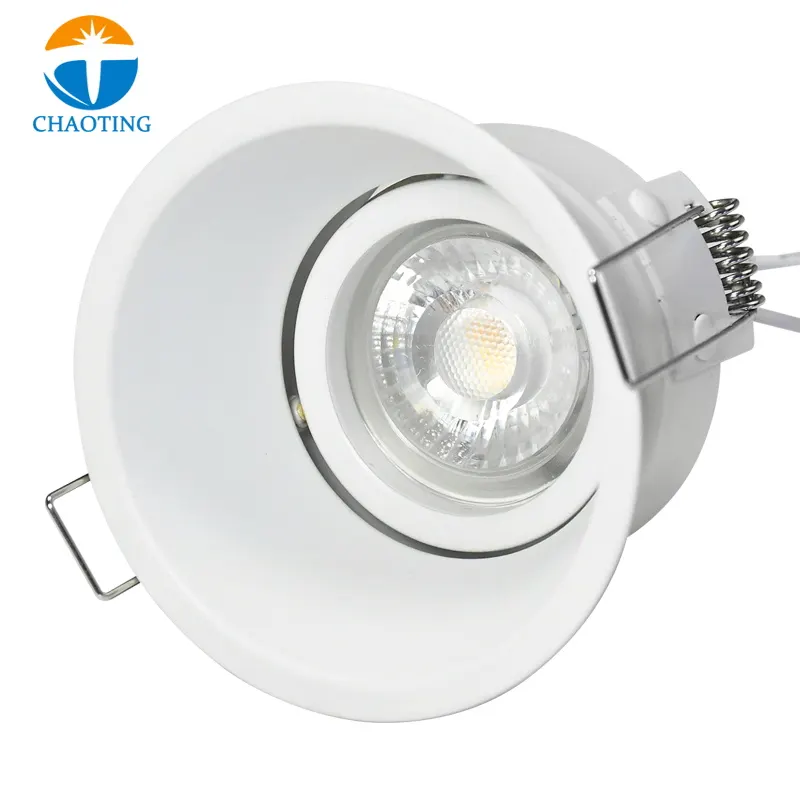 Adjustable Recessed Aluminum Downlight Housing MR16/GU10