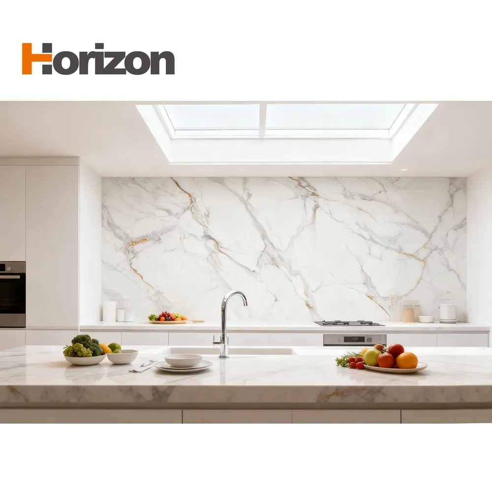 White Engineered Quartz Slab product sample