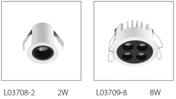 Smart Dimmable Recessed Square LED Grille Spotlight 10W