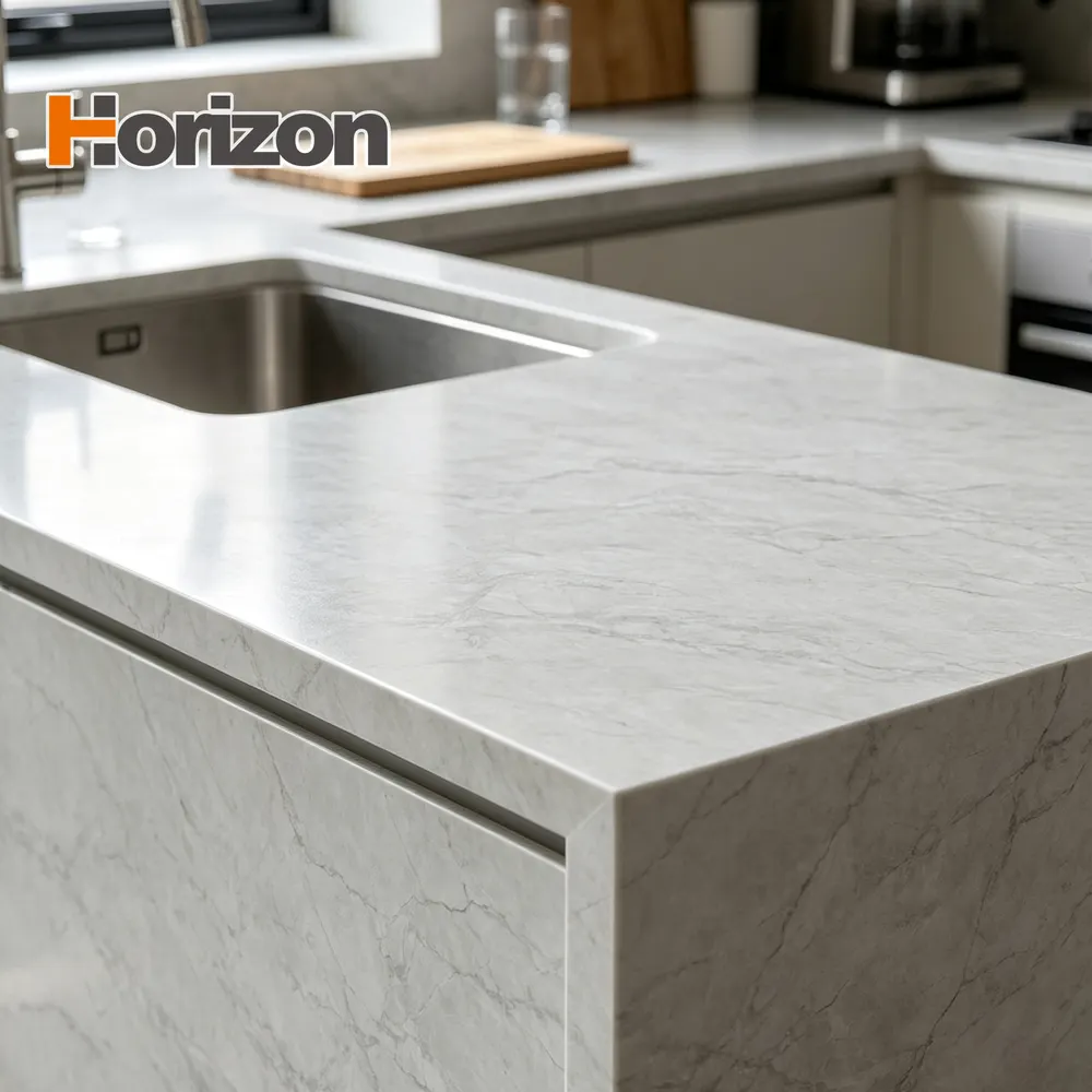 Polished Engineered Quartz Slab