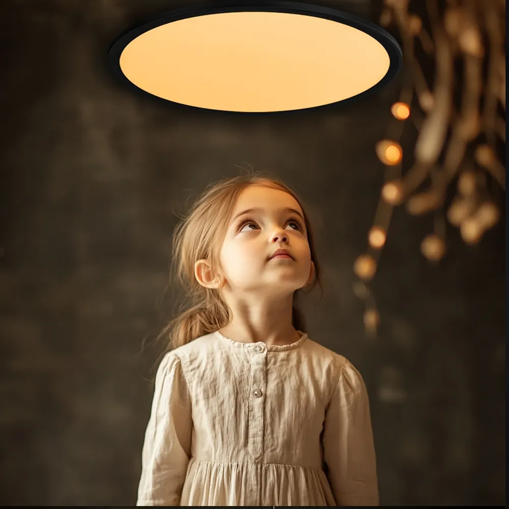 Slim Round Aluminum LED Panel Light 400/600m 30-72W