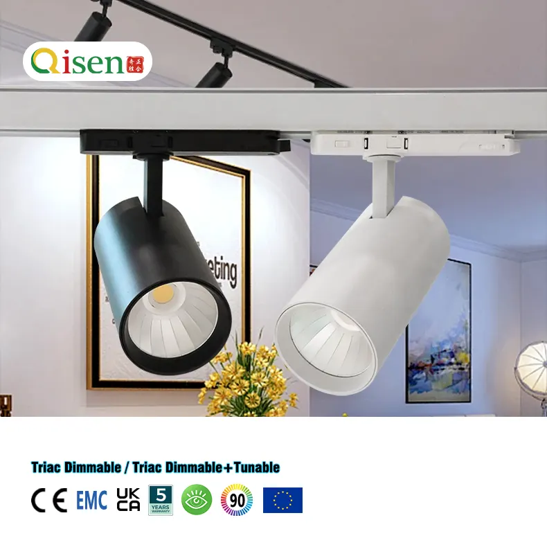 Adjustable Dimmable TRIAC LED Track Spotlight 30-40W product sample