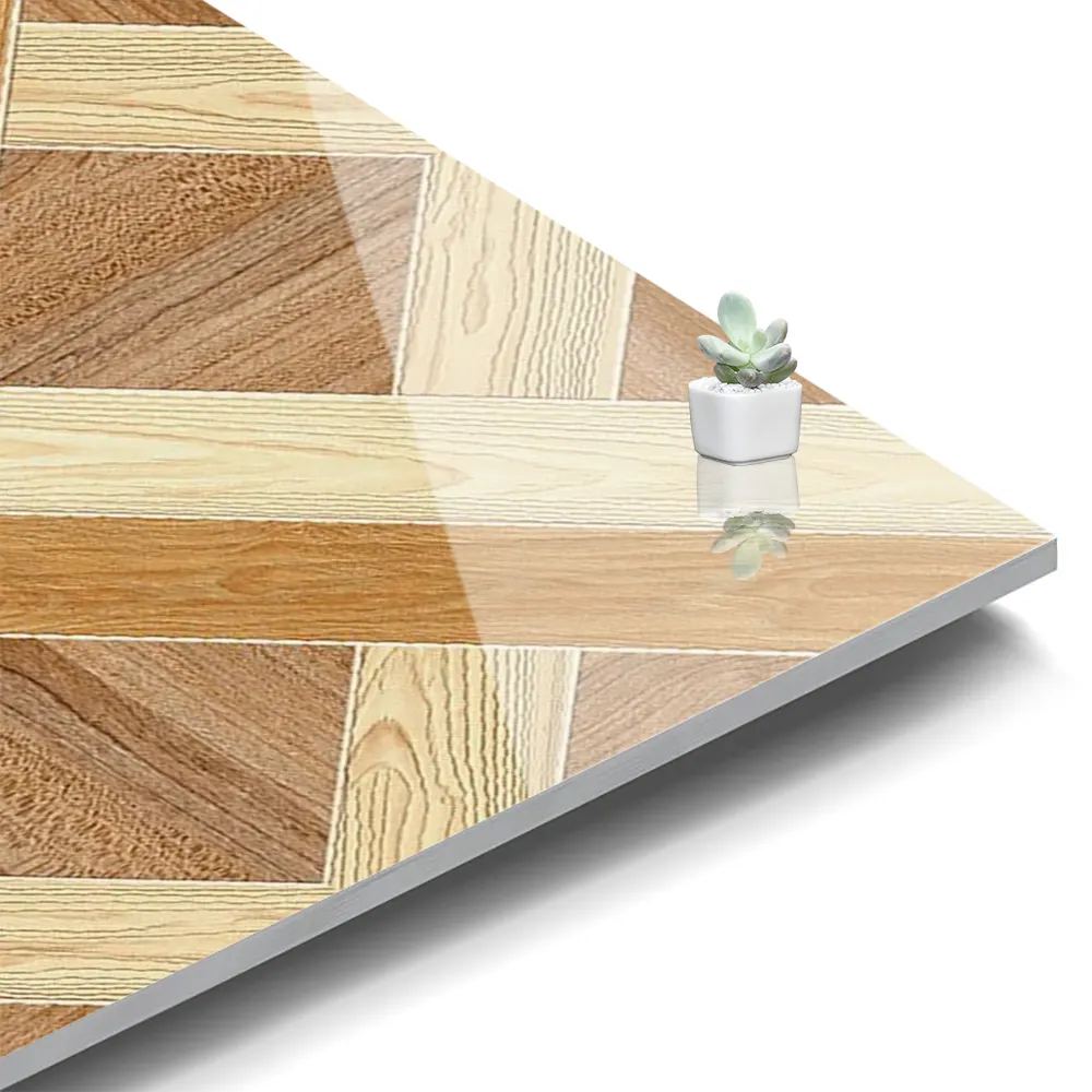 Wood-Look Porcelain Floor Tile 600x600mm