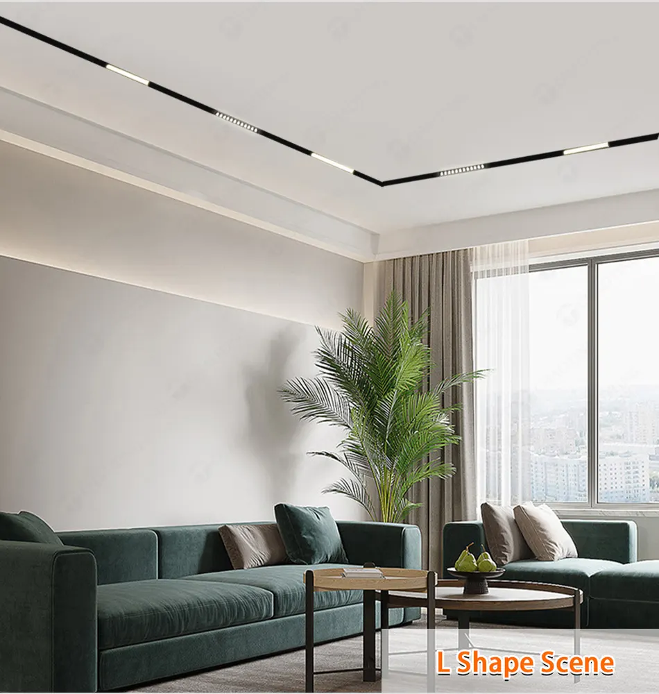 Adjustable Smart Dimmable Magnetic LED Track Spotlight 48V