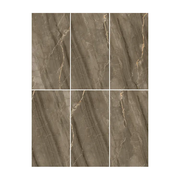 Marble-Look Polished Porcelain Wall And Floor Tile 600x1200mm