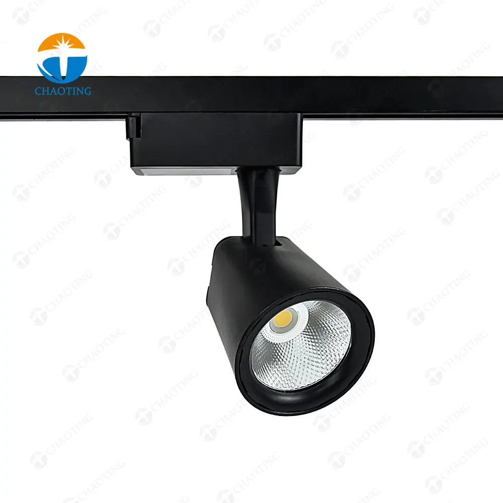 Adjustable Aluminum COB LED Track Spotlight 10-30W 3000K/4000K/6000K product sample