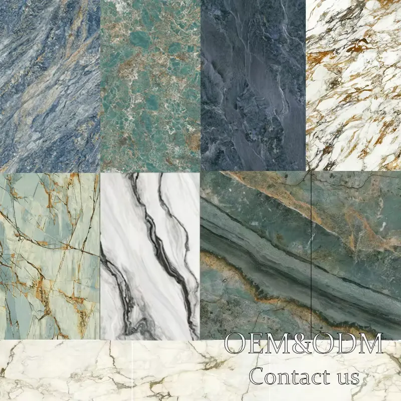 Marble-Look Sintered Stone Slab 3200x1600mm