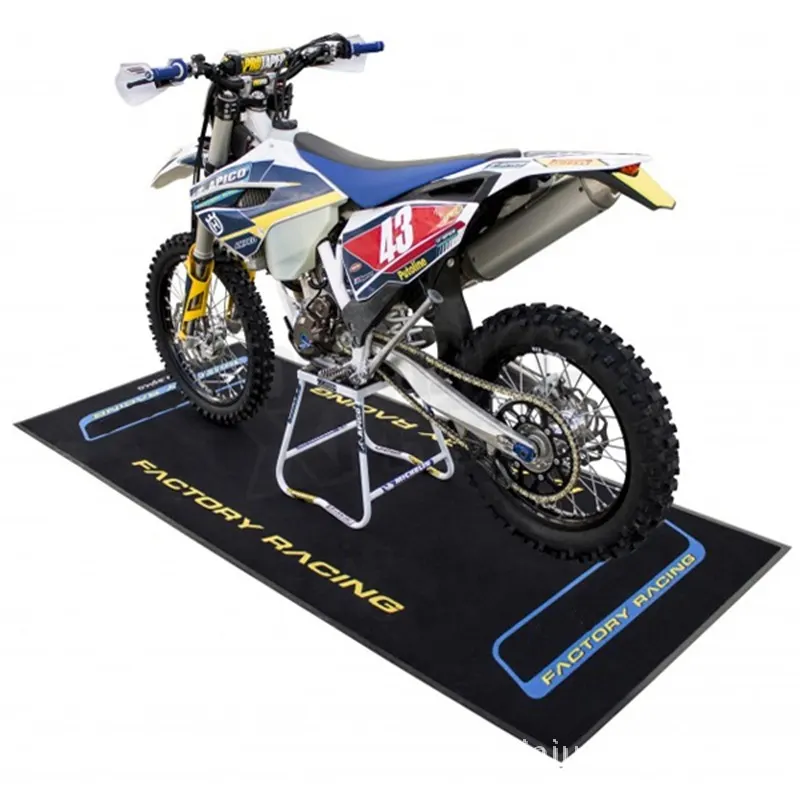 Custom Logo Rubber-Backed Garage Floor Mat 3-7mm Thick