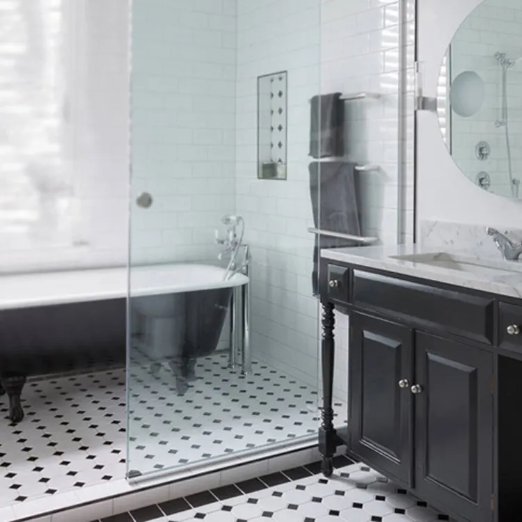 White Polished Marble Mosaic Tile 298x305mm